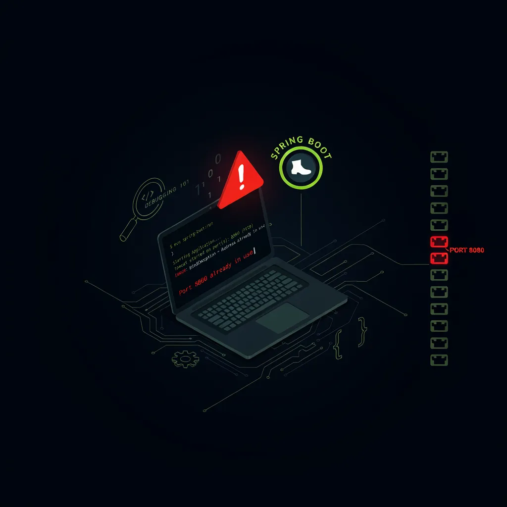 How to Fix "Port 8080 Already in Use" Error in Spring Boot image